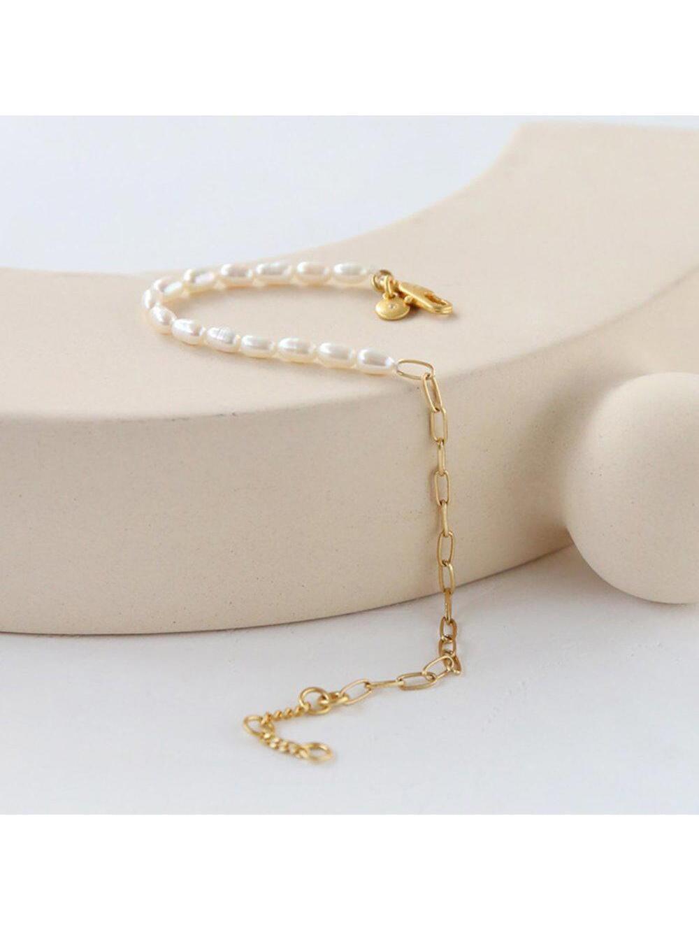 Madewell Freshwater Pearl Chain Bracelet - Picture 3 of 5